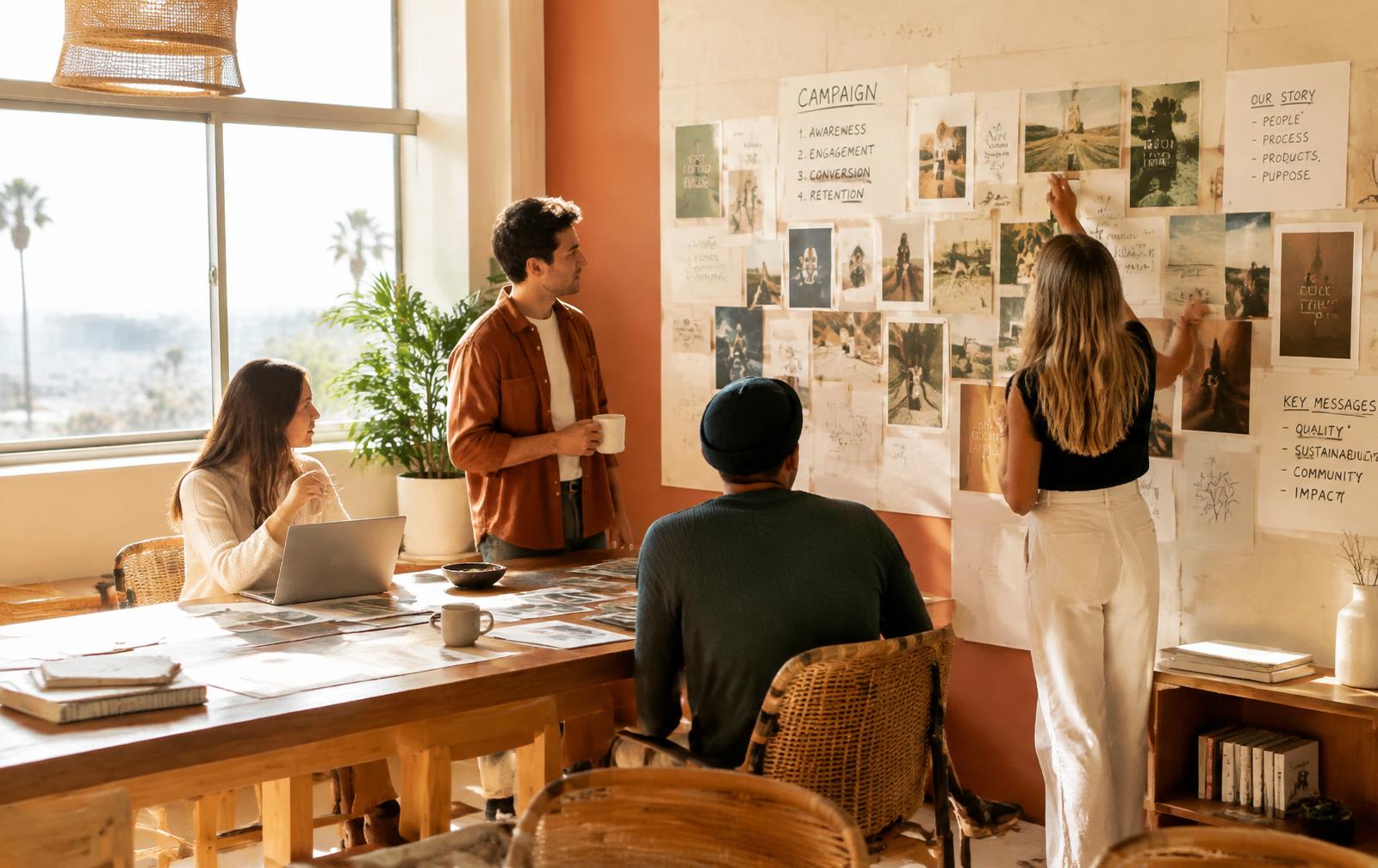 Elofit team planning a marketing campaign